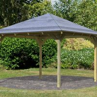 Foto der Karibu 61553 Gartenlaube Granada - Hochdruck Imprägniert