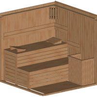 Foto der Azalp Elementsauna Prisma