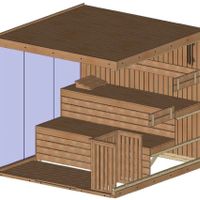 Foto der Azalp Elementsauna Prisma