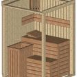 Foto van Azalp Prisma elementsauna 135x135 cm, vuren