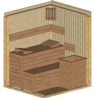Foto der Azalp Elementsauna Prisma