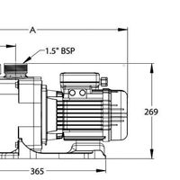 Foto van Pentair P-SFL-071 SuperFlo Zwembadpomp mono