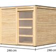 Foto von Karibu Qubic 1 Gartenhaus (79845)