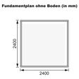 Foto von Karibu Qubic 1 Gartenhaus (79845)
