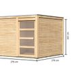 Foto von Karibu Qubic 2 Gartenhaus (88527)