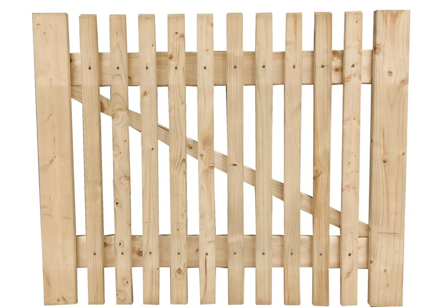 Regelpoort Vuren Verticaal 80x100 Foto van Regelpoort Vuren Verticaal 80x100