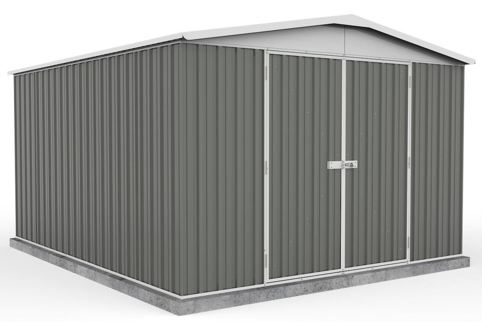 Foto van Absco WG30372RK-E Regent metalen tuinhuis