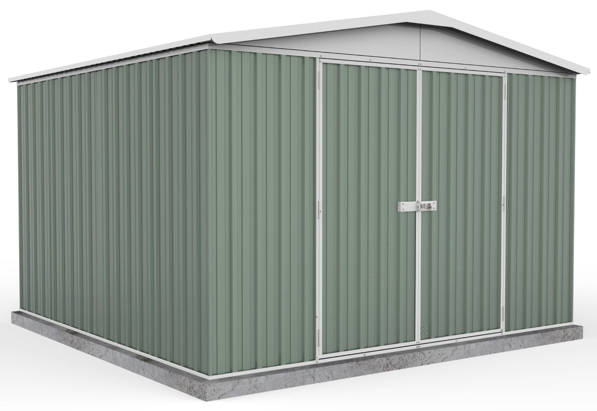 Foto van Absco PE30292RK Regent metalen tuinhuis