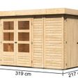 Foto von Karibu Retola 3 Gartenhaus (82954)