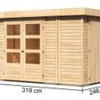 Foto von Karibu Retola 4 Gartenhaus (82961)