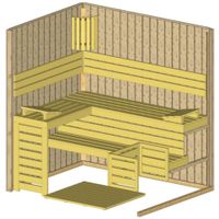 Foto van Azalp massieve sauna Rio Glass