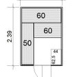 Foto van Azalp Massieve sauna Rio Glass 171.5x239 cm, 45 mm