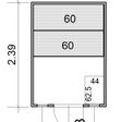 Foto van Azalp Massieve sauna Rio Optic 171.5x239 cm, 45 mm