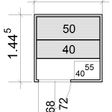 Foto van Azalp Massieve sauna Rio Standaard 145x145 cm, 45 mm