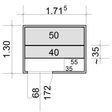 Foto von Azalp Massivsauna Rio Standard 172x130 cm, 45 mm