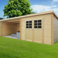 Foto der Solid S8369 Rohan Holzernes Gartenhaus met veranda