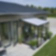 Foto van Royal Well Muurkas Qube Lean-to 68 zwart + 6 mm polycarbonaat