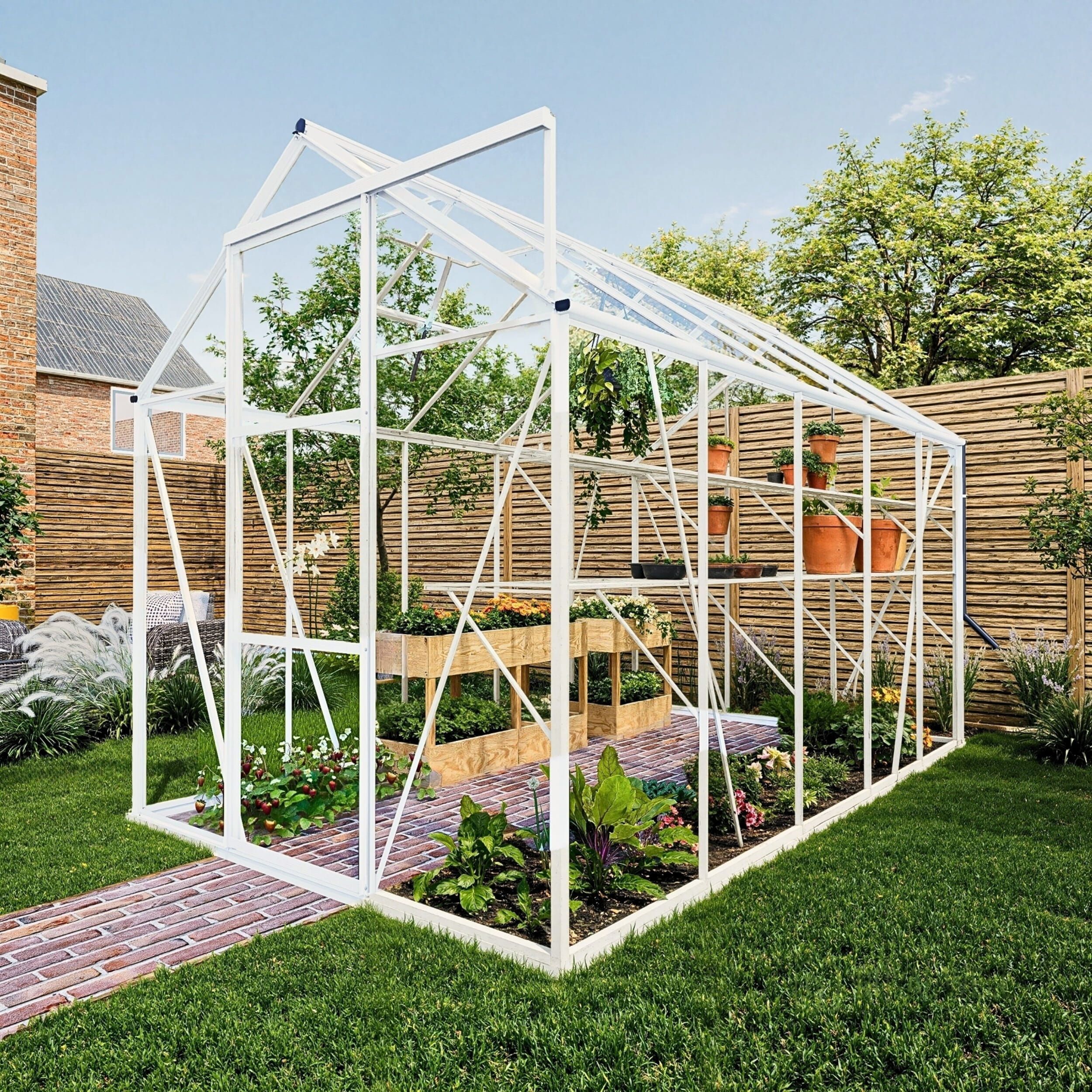 Foto van Royal Well Kate III Tuinkas Full Options wit