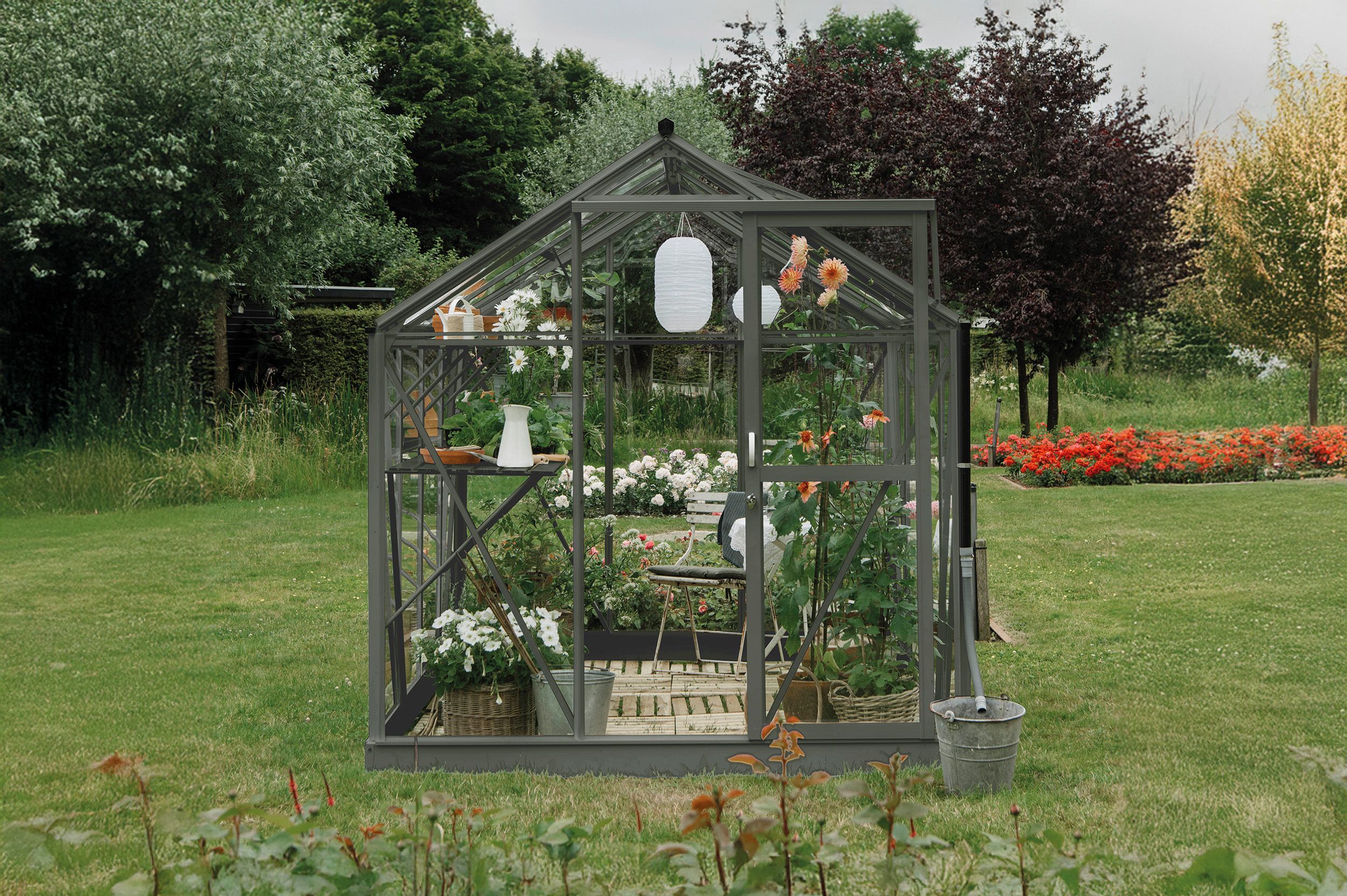 Foto van Royal Well Mary III Tuinkas Full Options groengrijs