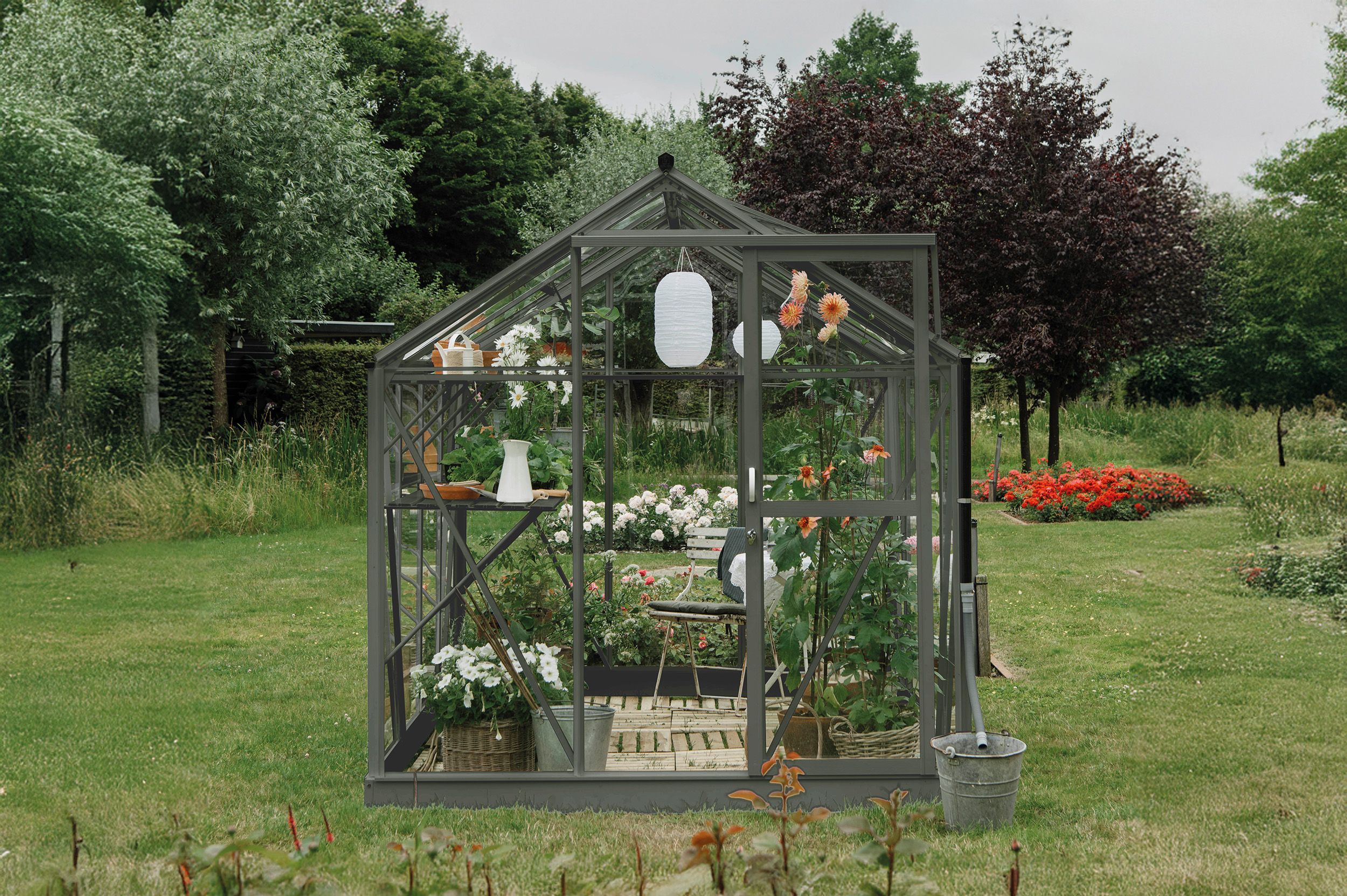 Foto van Royal Well Mary IV Tuinkas Full Options groengrijs