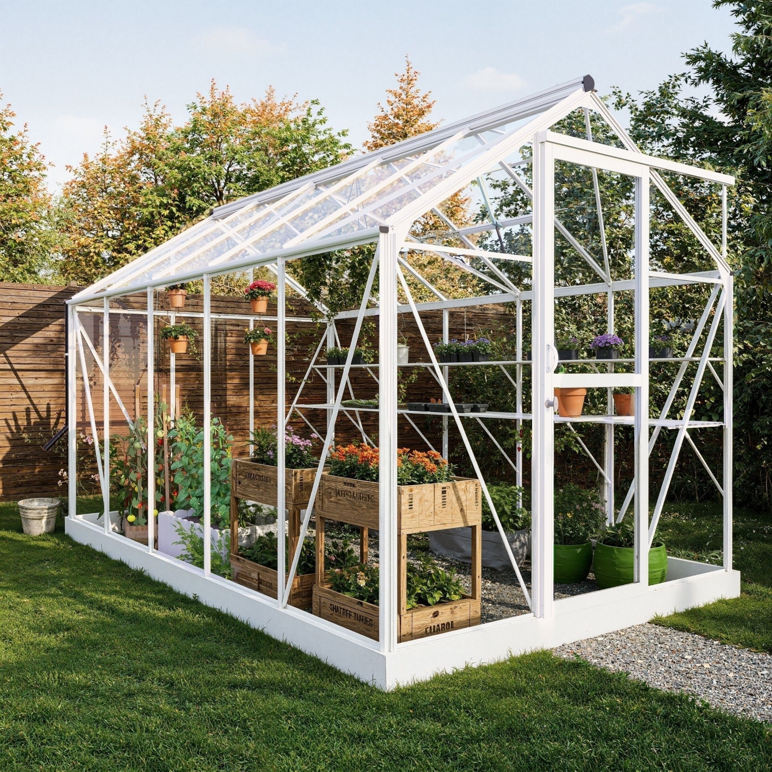 Foto van Royal Well Mary III Tuinkas Full Options wit