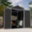 Foto von Palram – Canopia Rubicon Shed 6X5 Dunkelgrau