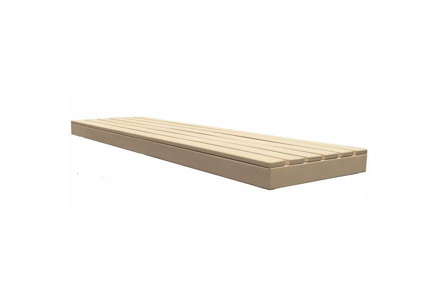 Azalp saunabank recht - Lumen (210x60 cm) - 3 stuks Foto van Azalp saunabank recht - Lumen (210x60 cm) - 3 stuks