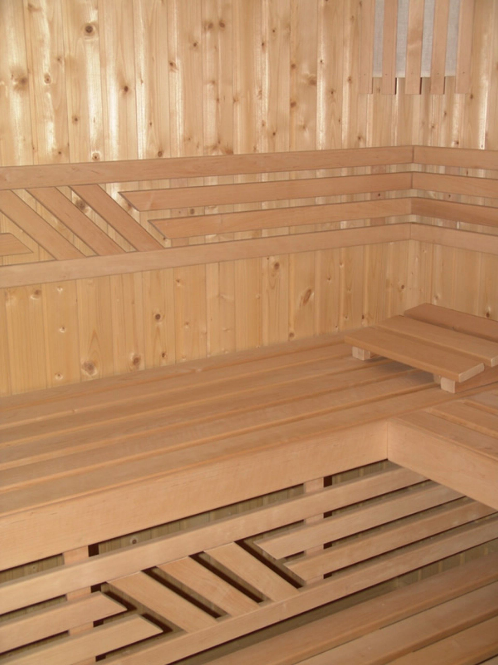 Foto van Azalp Saunabank recht - Elzen 60 cm breed