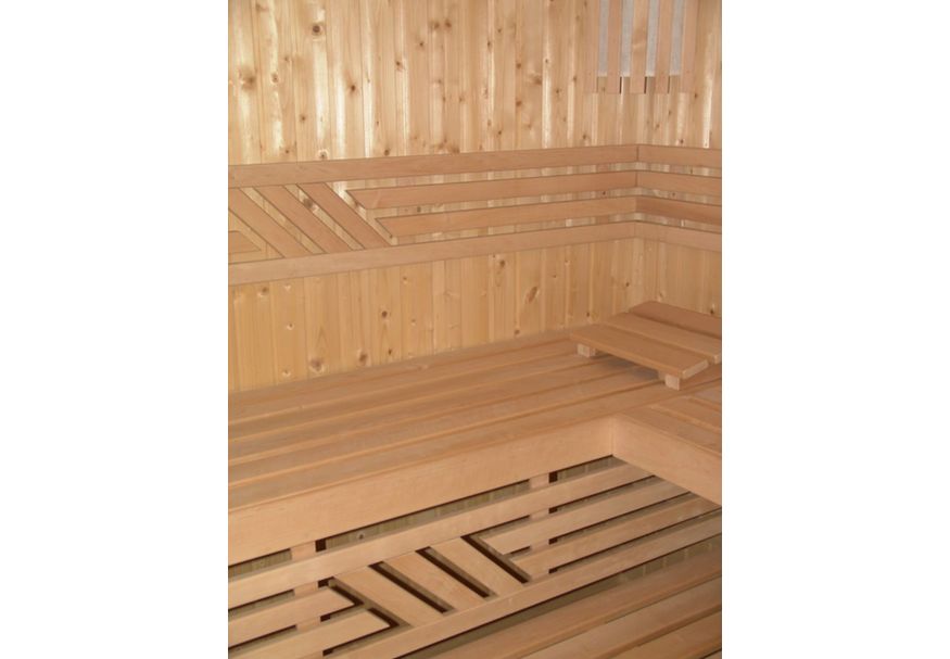 Azalp Saunabank recht, Elzen breedte 60 cm Foto van Azalp Saunabank recht, Elzen breedte 60 cm