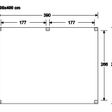 Foto van WoodAcademy Douglas carport Topaas Excellent 400x300 cm