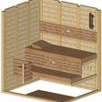 Foto van Azalp Massieve sauna Genio 180x150 cm