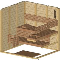 Foto van Azalp Massieve sauna Genio