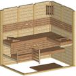 Foto van Azalp Massieve sauna Genio 210x150 cm