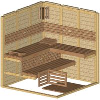 Foto van Azalp Massieve sauna Genio