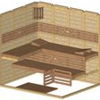 Foto van Azalp Massieve sauna Genio 230x180 cm