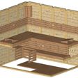 Foto van Azalp Massieve sauna Genio 180x240 cm