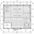 Foto van Azalp Massieve sauna Genio 230x200 cm