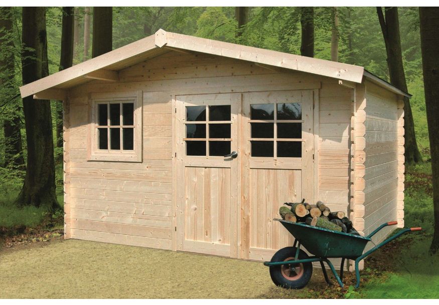 Foto van Solid tuinhuis Linz (S8965-1) - Hogedruk geïmpregneerd