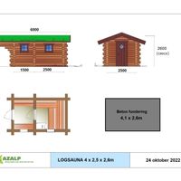 Foto van Azalp kelo boomstam sauna Kaisa