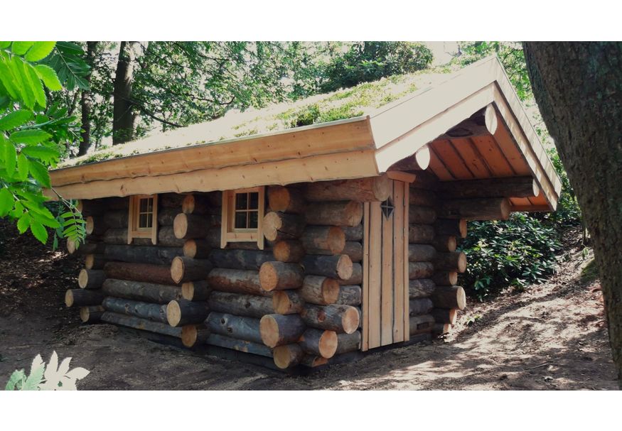 Azalp boomstam sauna Kaisa 250x400 cm - Kelo Foto van Azalp boomstam sauna Kaisa 250x400 cm - Kelo