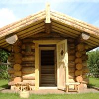 Foto van Azalp boomstam sauna Kaisa