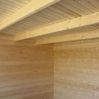 Foto der Azalp Blockhütte Sanne