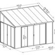 Foto van Palram - Canopia Sanremo Tuinkamer 3x4.25 Grijs