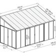 Foto van Palram - Canopia Sanremo Tuinkamer 3x5.46 Grijs