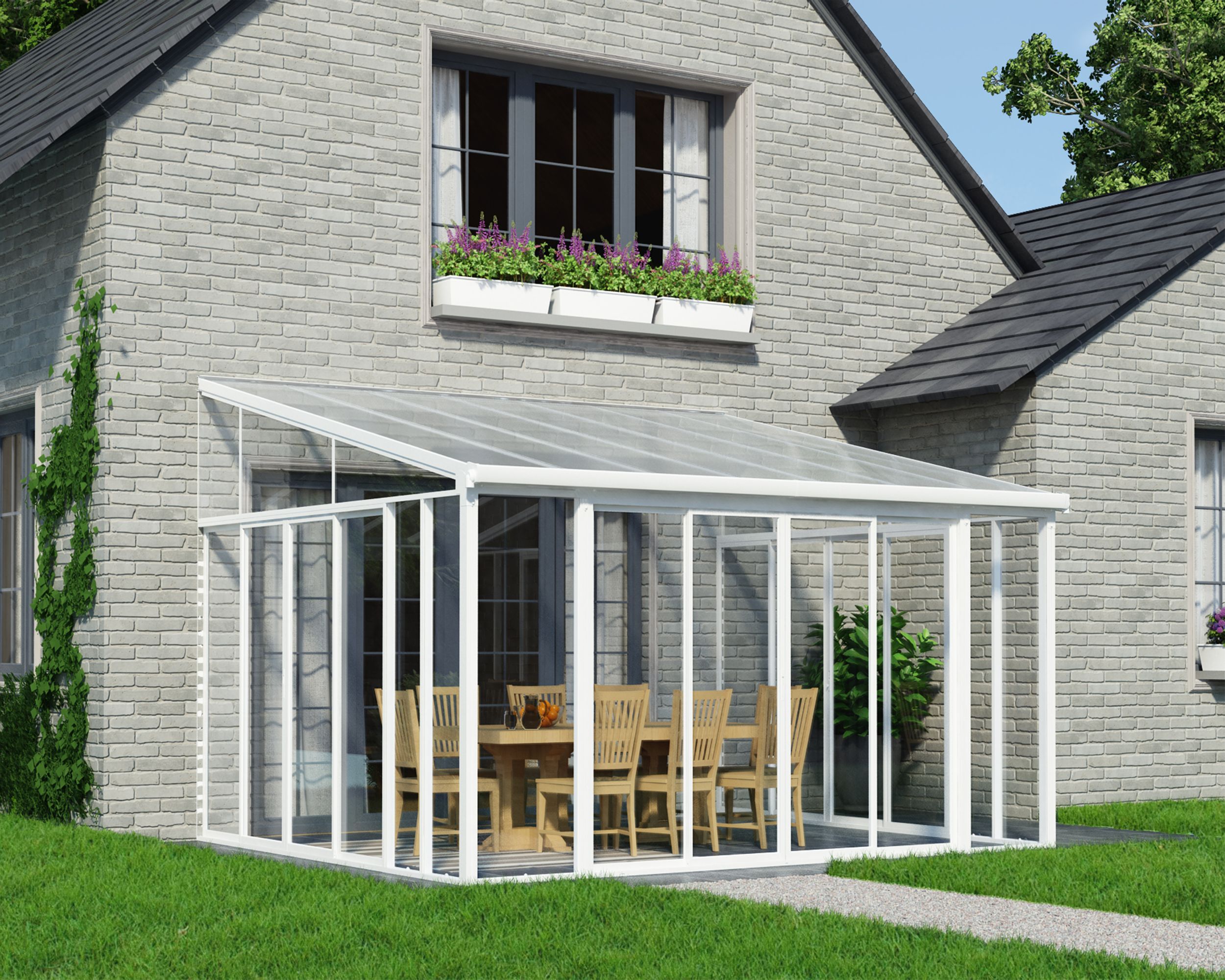 Foto der Palram - Canopia Sanremo Aluminium Wintergarten