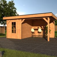 Foto van Duxwood Douglas tuinhuis met overkapping Yonkers