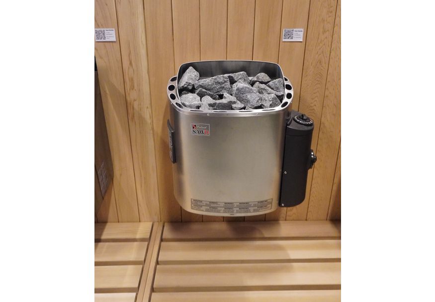 Foto van Sawo saunakachel Scandia - 4,5 kW - int. (SCA-45NB-Z-C) - Showroom Model