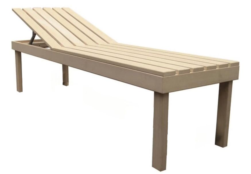 Azalp Saunabank vrijstaand verstelbaar, Lumen breedte 70 cm Foto van Azalp Saunabank vrijstaand verstelbaar, Lumen breedte 70 cm