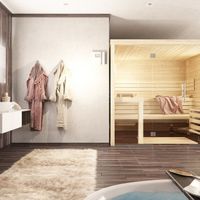 Foto van Ilogreen massieve binnensauna Lana Optic