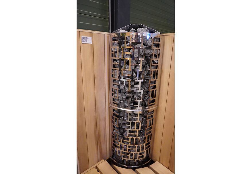 Foto van Sawo SAWO30 Corner saunakachel - 6kW - ext. (SW3-60NS-CNR-P-C) - Showroom Model